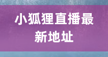 小狐狸直播最新地址