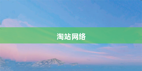 淘站网络
